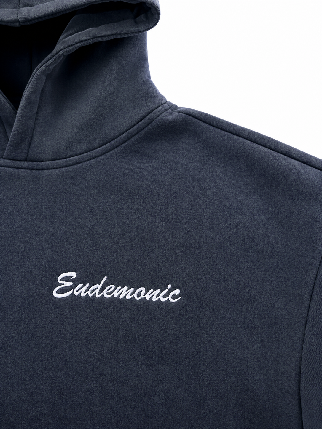 EUDEMONIC WASHED SCRIPT HOODIE