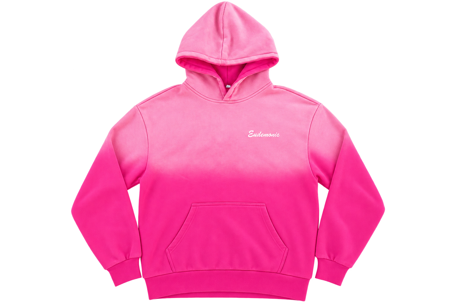 EUDEMONIC WASHED SCRIPT HOODIE